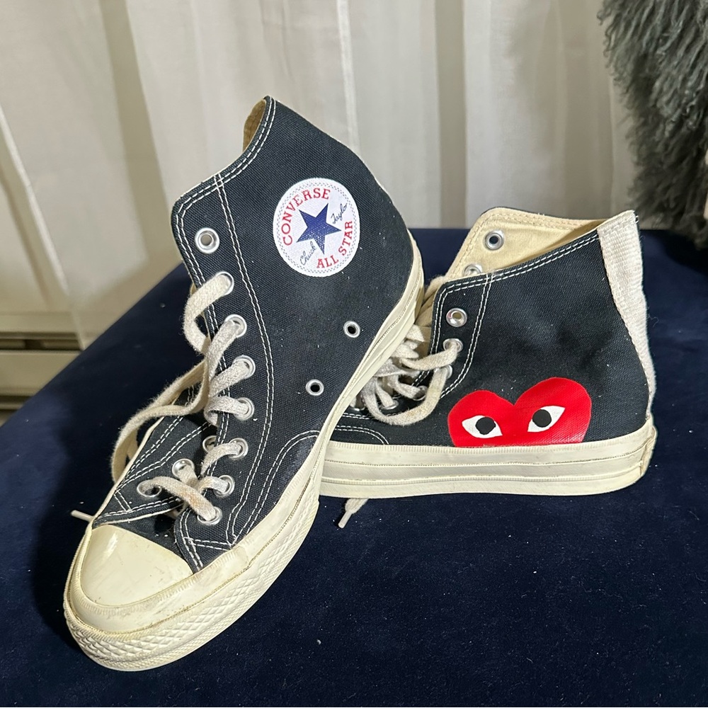 Comme de garçon high top converse